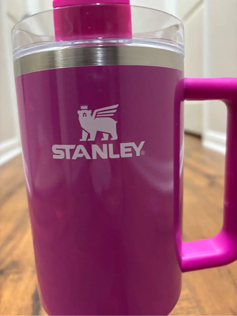 Stanley Quencher H2.0 Tumbler 40 oz in Pink Punch Shimmer Hydration Teacher Gift - Picture 5 of 12